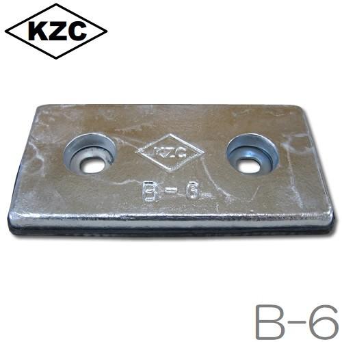 KZC 亜鉛板 船 B-6 20×150×300mm 防蝕亜鉛外板用/亜鉛合金陽極 KZC 亜鉛板 船 B-6 20×150×300mm 防蝕亜鉛外板用/亜鉛合金陽極