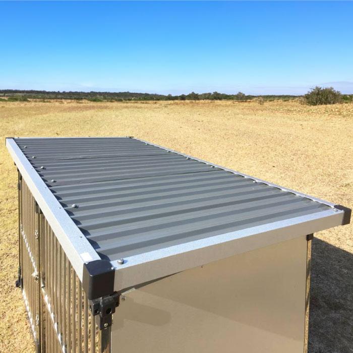 犬小屋 屋外 屋外用 犬舎 ペットケージ 大型犬 中型犬 ステンレス製