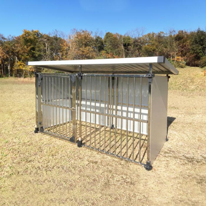 法人限定 犬小屋 屋外 屋外用 犬舎 ペットケージ 大型犬 中型犬