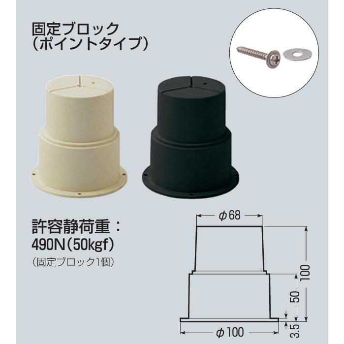 未来 エアコン 室外機 架台 台座 ブロック 4個セット 高さ10cm 置き台