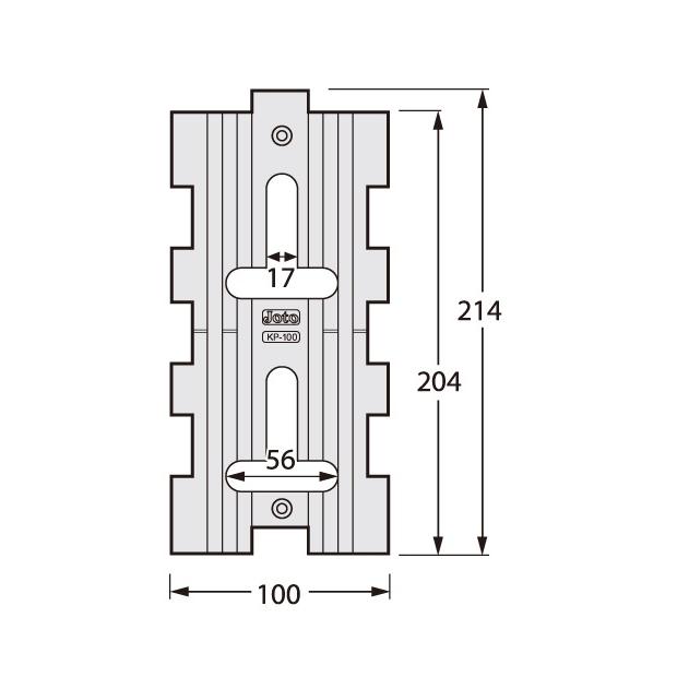 城東テクノ 基礎パッキン 100mm×214mm×20mm 30枚入 床下 キソパッキン
