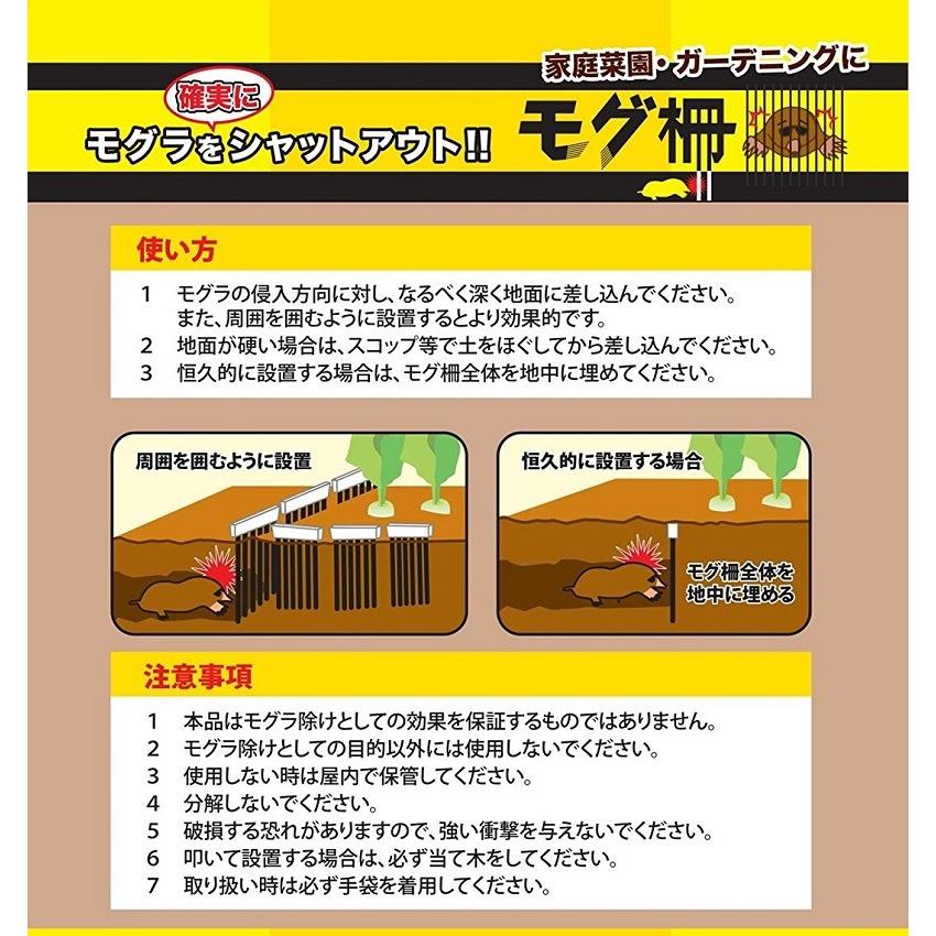 ねんりん モグラ侵入防止柵 モグ柵 3枚 もぐら 害獣撃退 害獣対策 モグラ撃退機 モグラ駆除 モグラ捕獲器 モグラ退治 ガーデニング Mogusaku 3 S S Net 通販 Yahoo ショッピング