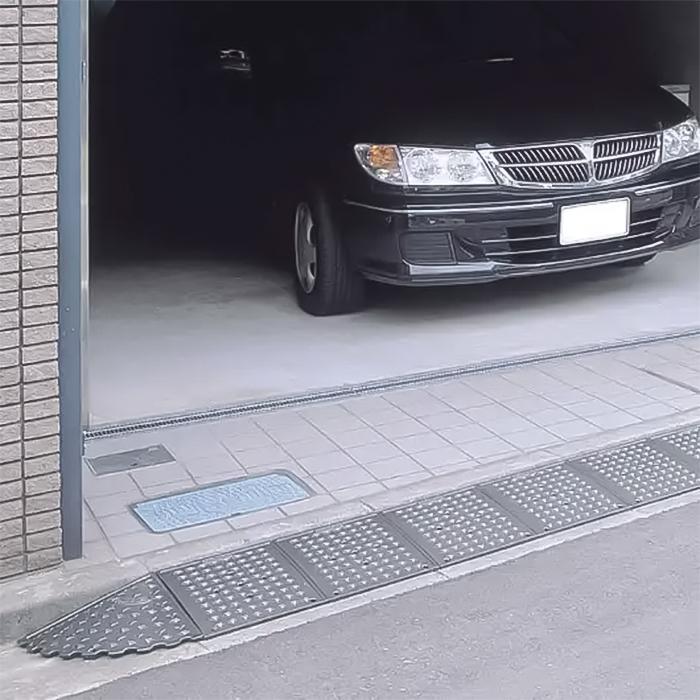 段差プレート 段差スロープ 高さ10cm 幅30cm 日本製 高耐久 キャスコーナーM級 8t車対応 ミスギ CA-100M_3