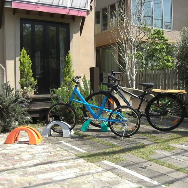 自転車 スタンド 屋外用 自転車置き場 1台 サイクルポジション グレー