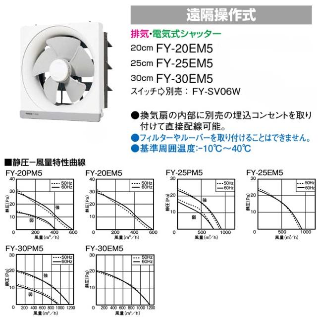Panasonic（パナソニック） キッチン 換気扇 台所 30cm FY-25EM5 台所