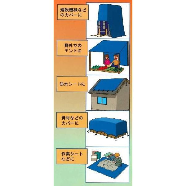 ブルーシート 10m×15m 厚手 #3000 防水シート レジャーシート ビニールシート｜ssnet｜02