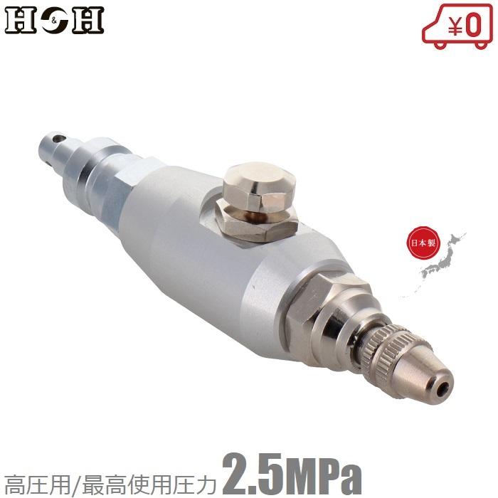 H＆H 高圧用 エアーダスター 日本製 エアダスター 小型 アルミ製