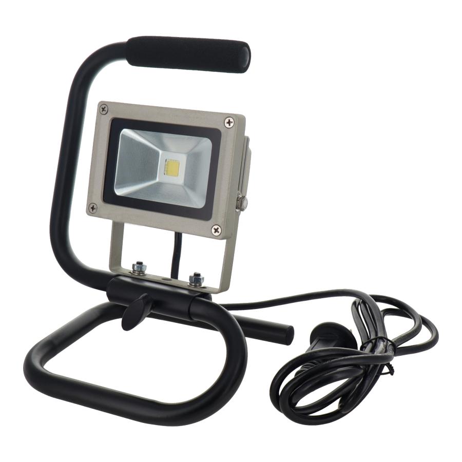 trad 投光器 LED 作業灯 100V スタンド付 5W 400ルーメン SLW-5WN 屋外
