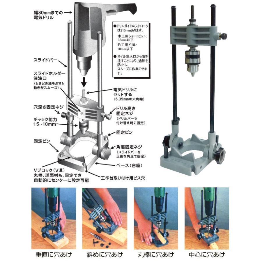 trad ドリルガイド TRD-DG 最大45度 ドリルスタンド 穴あけ固定 trad ドリルガイド TRD-DG 最大45度 ドリルスタンド 穴あけ固定