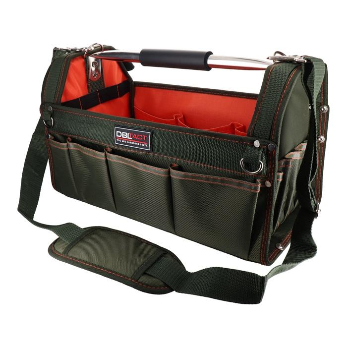 DBLTACT 工具バッグ ツールバッグ 大型 ショルダーベルト付 ツール