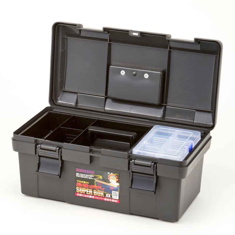 リングスター 工具箱 ツールボックス スーパーボックスSR-450 グレー プラスチック 工具入れ 工具ケース おしゃれ 大型 大容量