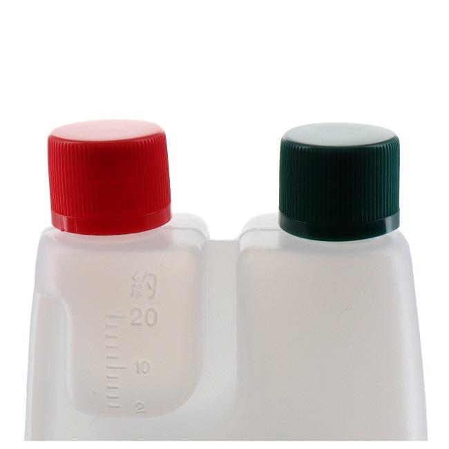 GA PEツインボトル 250ml 混合ボトル 混合 計量 タンク 農薬 肥料 希釈