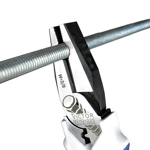 三共コーポレーション ビクター 寸切り修正ペンチ MZHG-225 切断能力