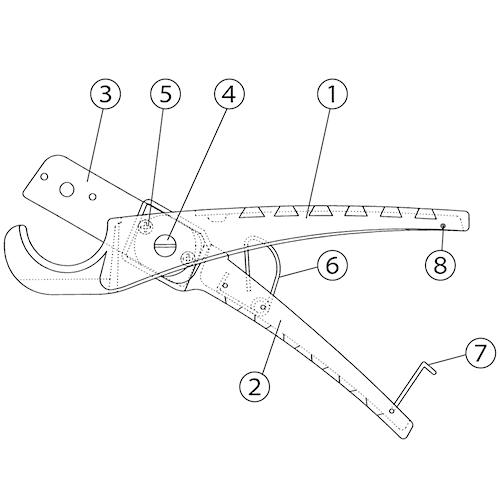 三共コーポレーション ビクター 樹脂フレキ管カッター VC-28 切断能力