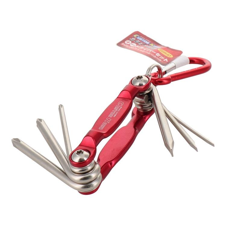 CSK ドライバーセット カラビナ付き CDR-61 ツールセット 工具セット