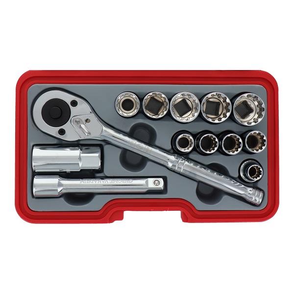 H&H ソケットレンチセット 12.7mm 1/2 13pcs 工具セット ツール H&H ソケットレンチセット 12.7mm 1/2 13pcs 工具セット ツール