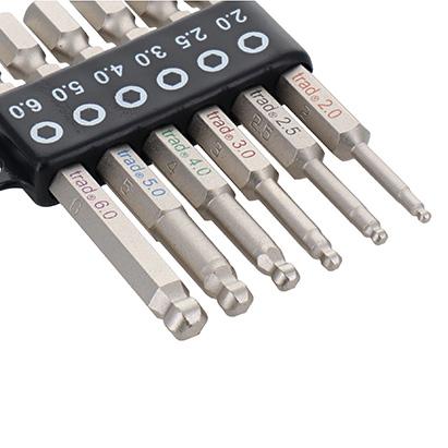 trad ボールポイントビット 6本セット 2mm〜6mm ドリルビット TBB-675
