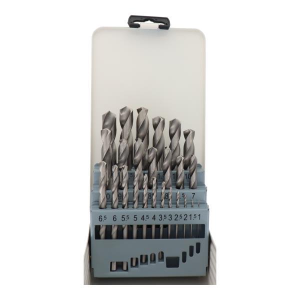 trad 丸軸 鉄工ドリルセット25本 TDS-25 径1mm〜13mm 鉄工用ドリル  