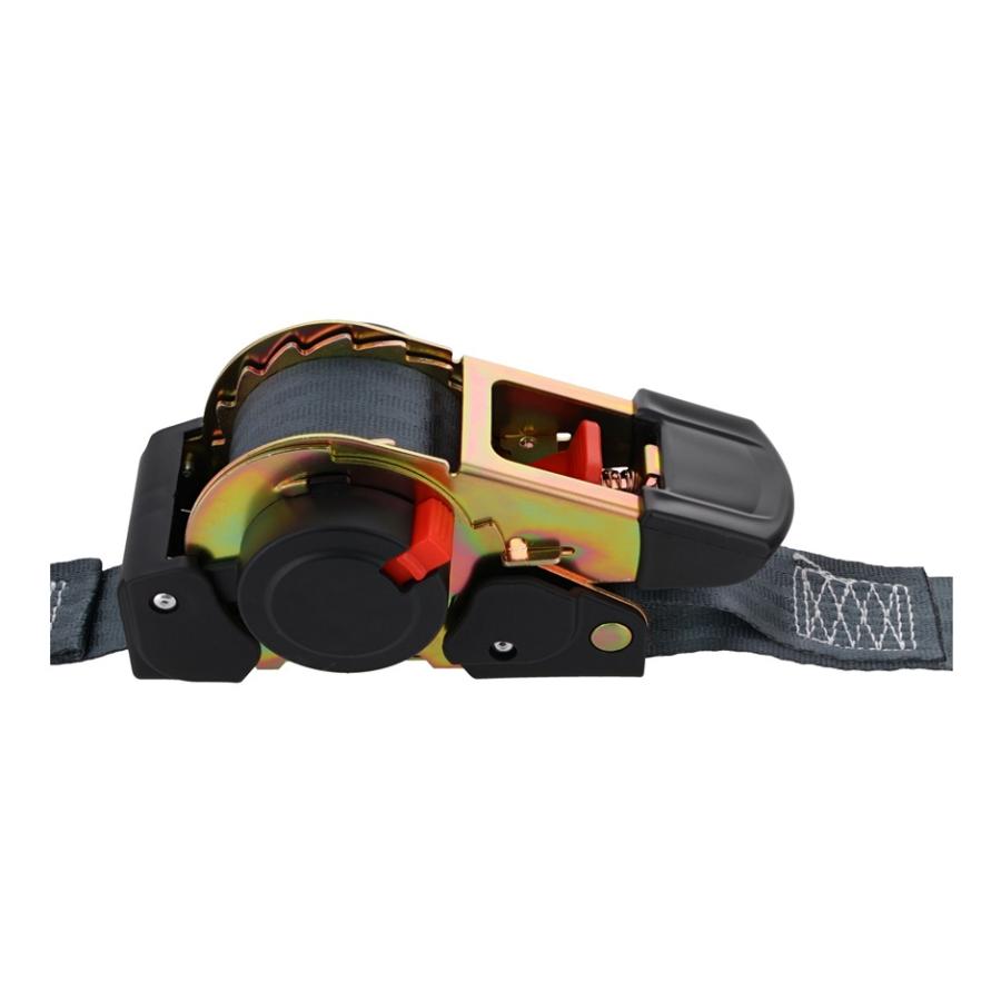 trad 軽トラ 荷物固定ベルト 38mm×4.2m 自動巻 軽トラック 荷じめ
