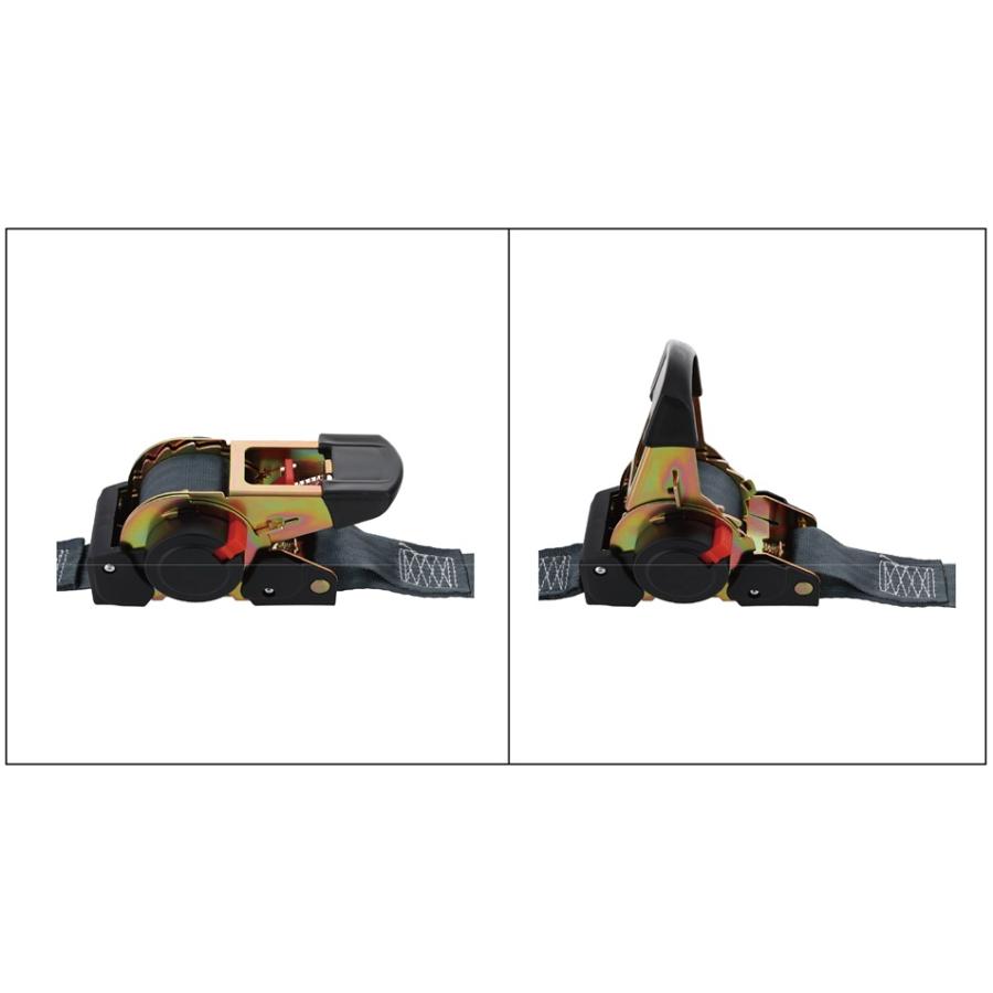 trad 軽トラ 荷物固定ベルト 38mm×4.2m 自動巻 軽トラック 荷じめ