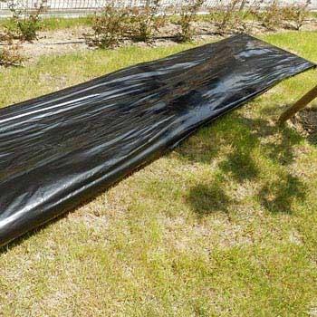 シルバーマルチシート 裏面黒マルチ 95cm×50m 厚さ0.025mm 黒マルチ