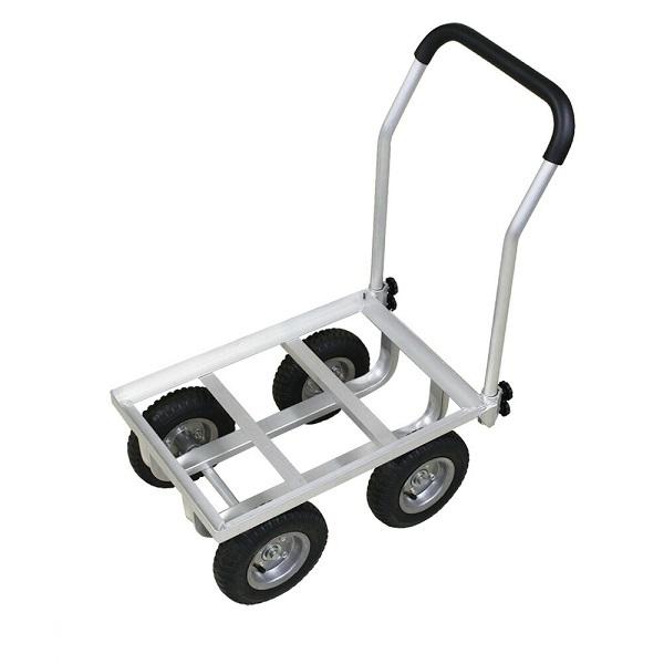 ハウスカー エアータイヤ付き コンテナカー 農業用台車 収穫台車 