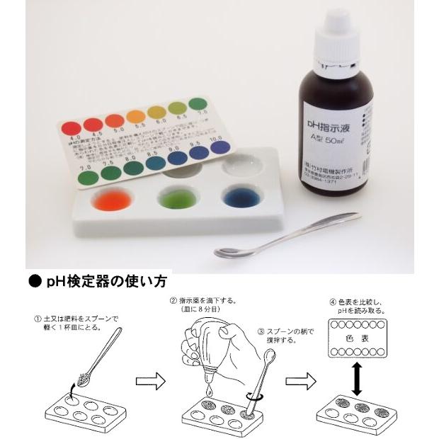 竹村電機 比色式 ペーハー測定器 土壌 日本製 ph検定器 DM-2 ph測定器