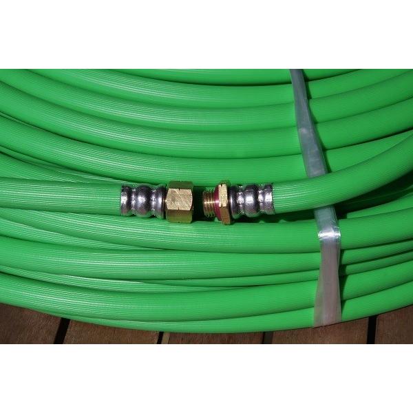 十川ゴム 動噴ホース ライトグリーンホース 8.5mm×20m G1/4 5.0 十川ゴム 動噴ホース ライトグリーンホース 8.5mm×20m G1/4 5.0