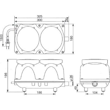価格は安く価格は安く東浜 電磁式ダイアフラムブロワー 200L TM200E