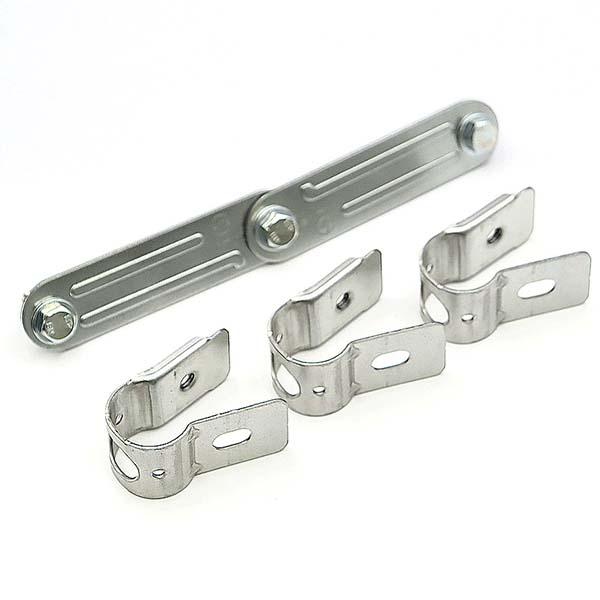 トートラスV 25mm 4個入 ダブルアーチ ダブル直管専用金具 農業用