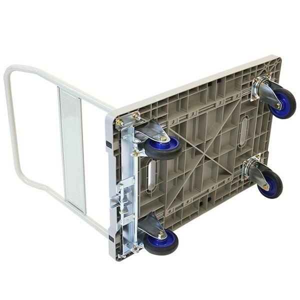 浅香工業 台車 300kg ブレーキ付き 軽量 プラスチック製 日本製 工場