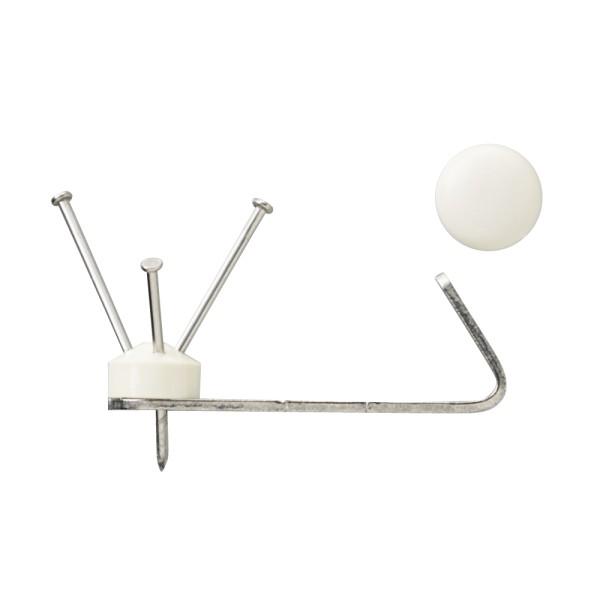 若井産業 石膏ボード ピン 壁掛け フック 15個入り 耐荷7kg おしゃれ