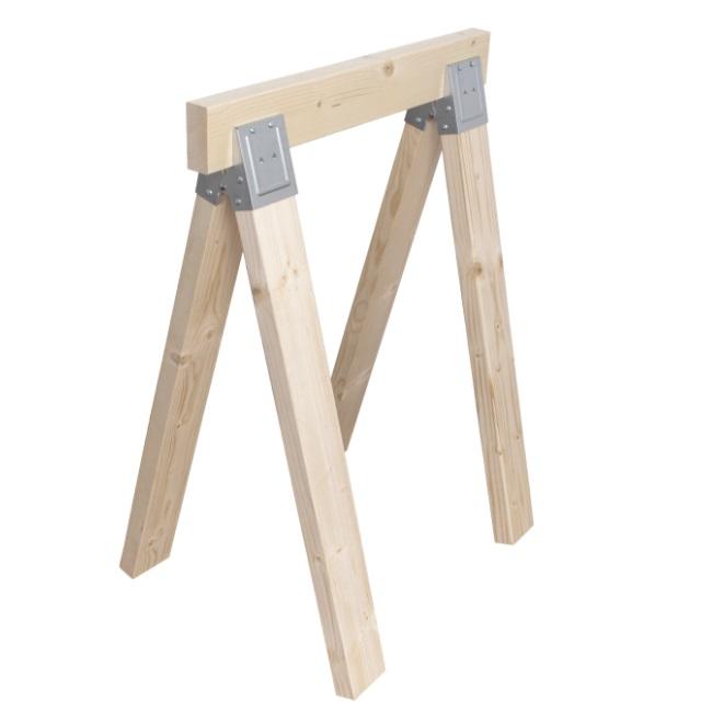 ウッドスタンド 2×4材 自作用 ジョイント トライジョイント 6色 TJB24
