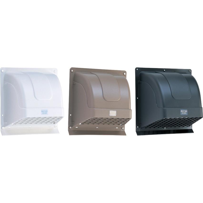 日本電興 換気扇フード 屋外 WK15 ホワイト 羽根径15cm 換気扇フード