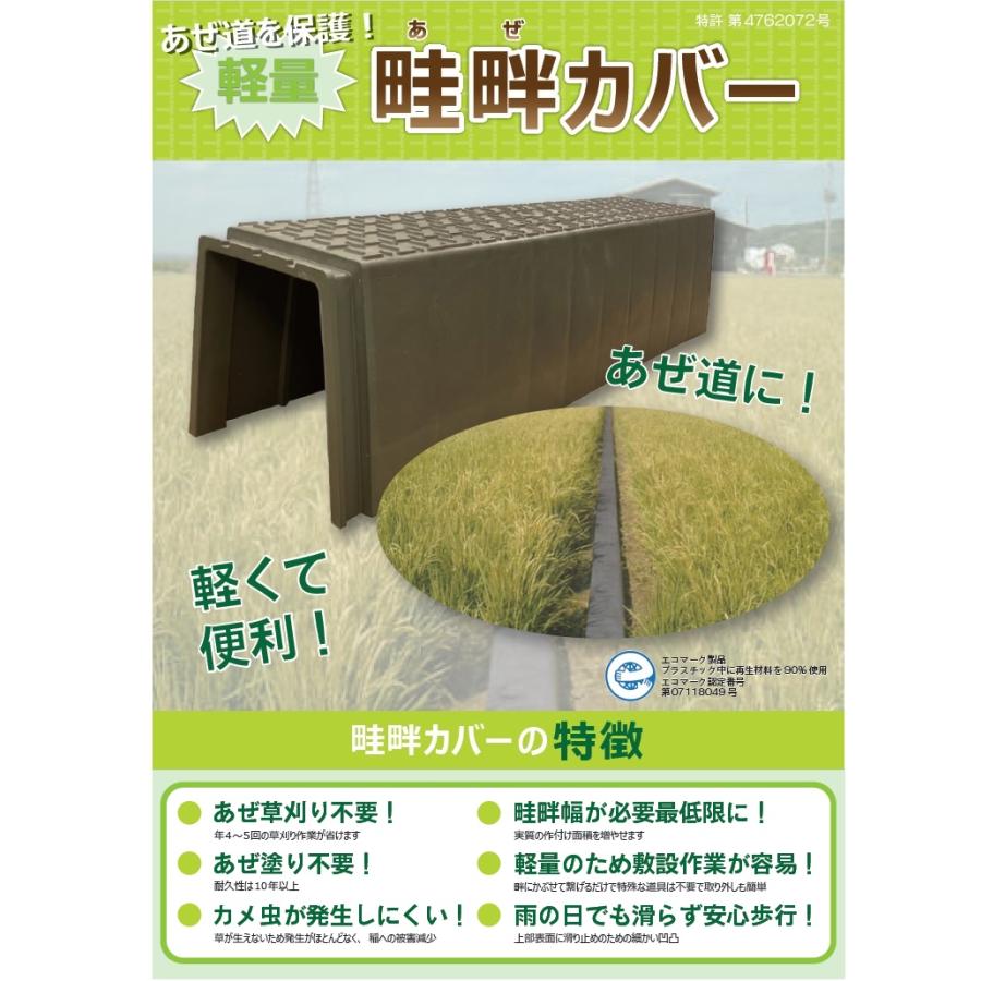 畔カバー あぜガード 30cm×1.2m〜12m 畦波板 あぜ板波 畦シート あぜ
