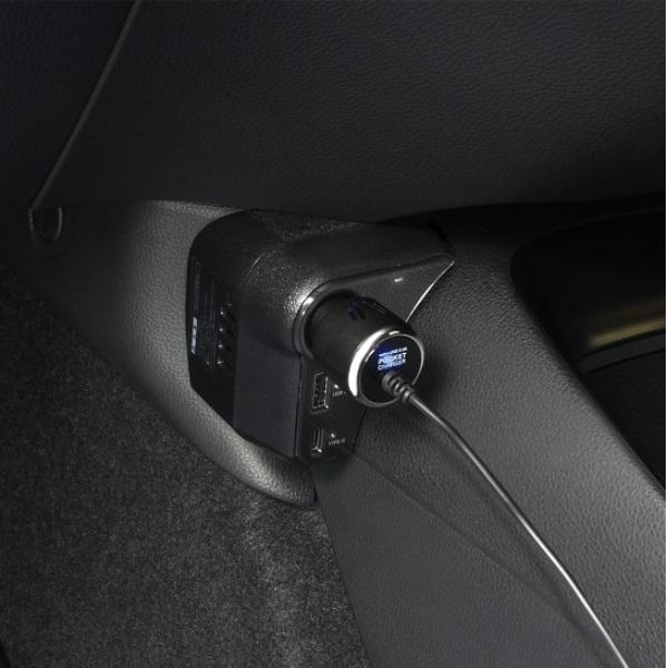 トヨタ アクア専用 コンソール電源BOX 電源BOX USBポート シガー