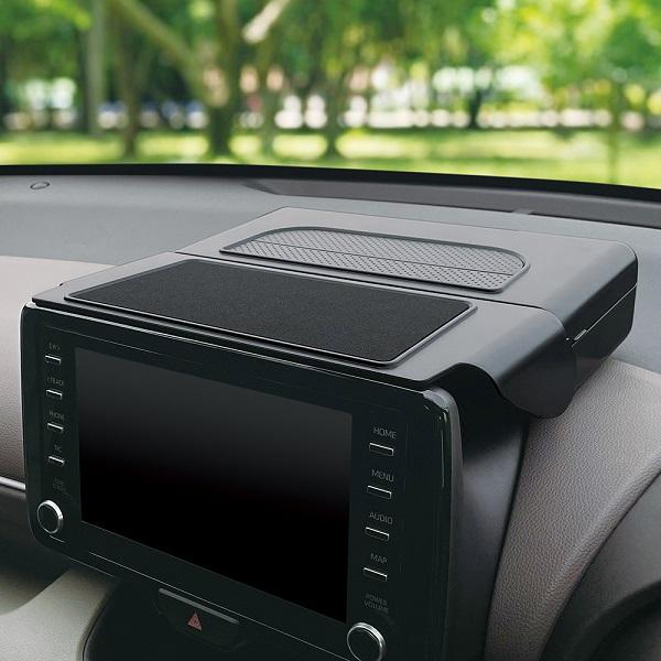 YAC 車用 収納ボックス ティッシュボックス ディスプレイ裏用 置き場