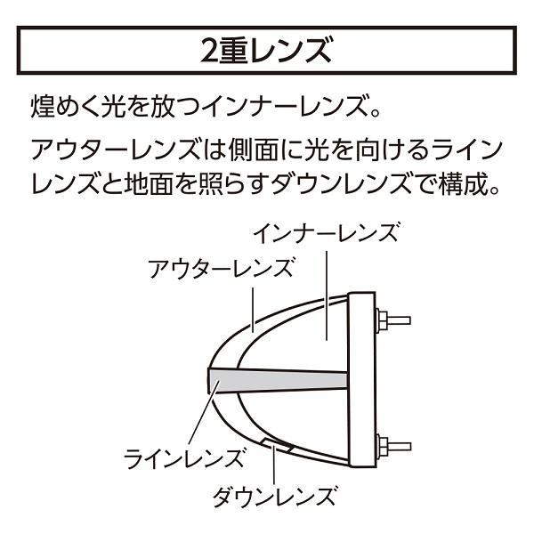 YAC トラック用 マーカーランプ 12V/24V 10個セット ファルコン 