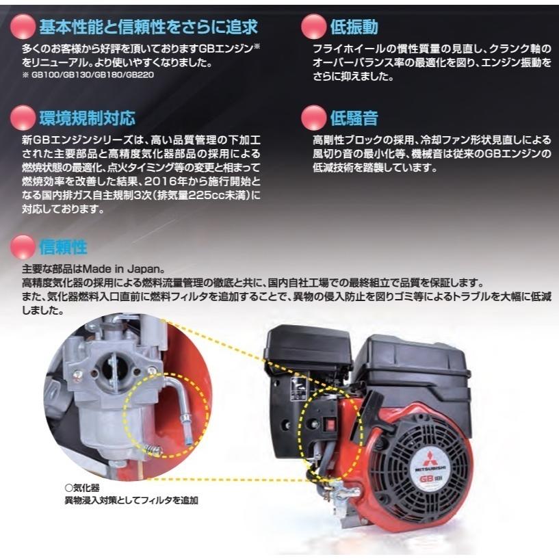 三菱重工メイキエンジン 汎用エンジン GB181LN-012 GB181PN-012 