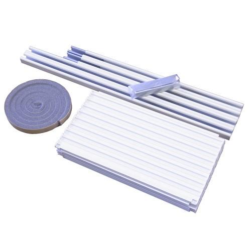 高須産業 窓用換気扇 FMT-200SM 2.4m 延長パネルFM-200H-S付