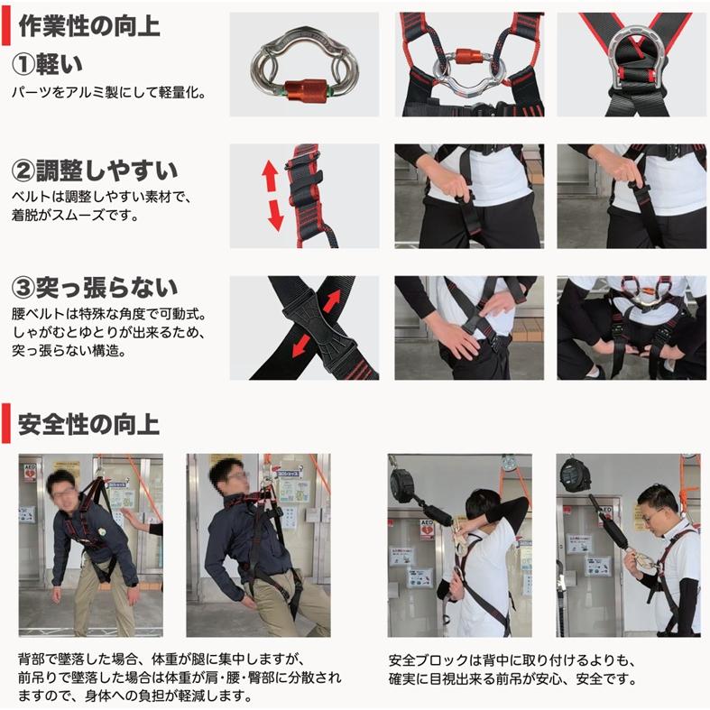 TOWA 安全帯 フルハーネス 130kg NETIS認証 スカイハーネスフロント