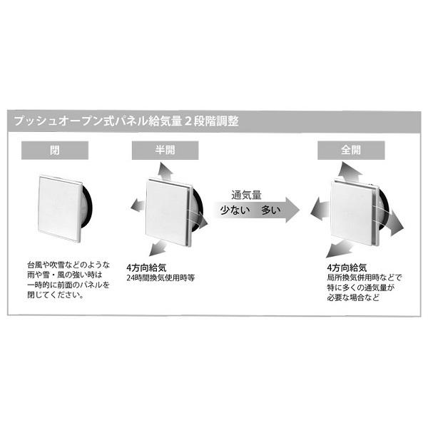 高須産業 換気扇 室内換気扇 KRFD-100FH 100mm 100φ 薄型レジスター 給