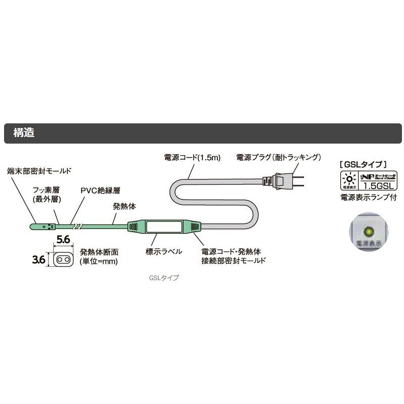 TOTOKU 水道凍結防止ヒーター 塩ビ管対応 配管凍結防止ヒーター TOTOKU 水道凍結防止ヒーター 塩ビ管対応 配管凍結防止ヒーター