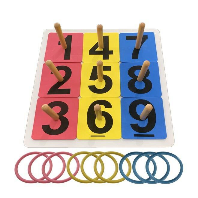 輪投げセット わなげ ワナゲ セット イベント用 カラー 輪投げ