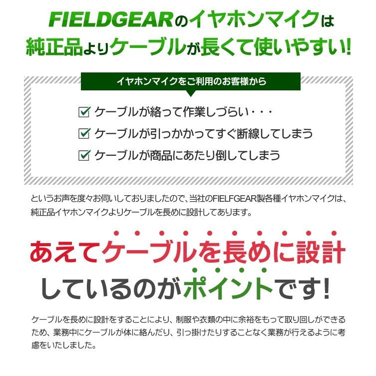 FIELD GEAR アイコム ヤエス スタンダード アルインコ イヤホン FIELD GEAR アイコム ヤエス スタンダード アルインコ イヤホン