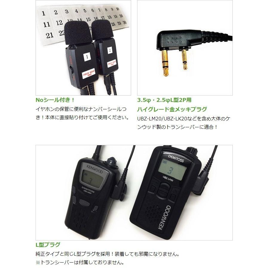 FIELD GEAR（フィールドギア） ケンウッド用 イヤホンマイク 2ピン