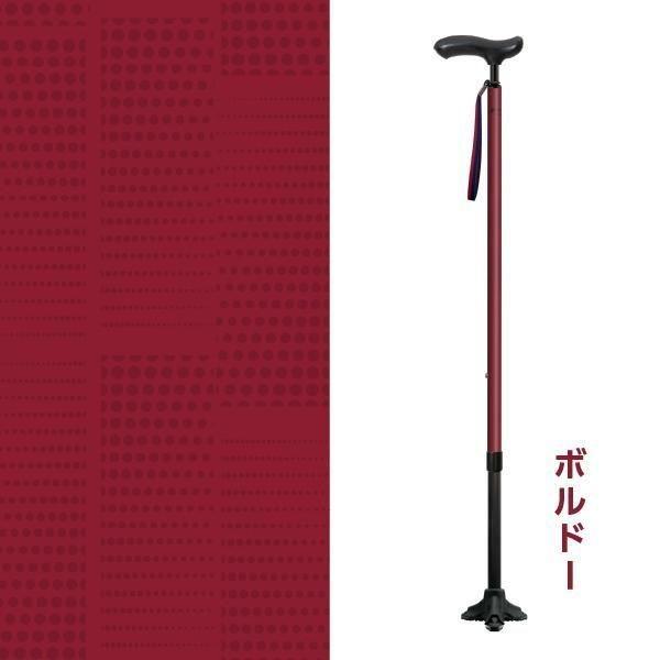 杖 三点杖 [自立式] シナノ やわらGEL 3点 伸縮 日本製 滑り止め 衝撃吸収 ゲル 軽量 ステッキ おしゃれ 介護 歩行補助 SGマーク 敬老の日 父の日 母の日 ギフト_6