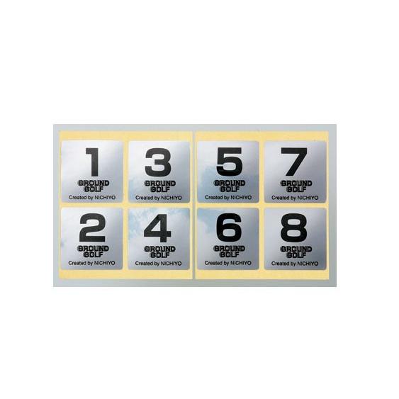 グラウンドゴルフ ニチヨー NICHIYO G087 大型スタートマット 8枚セット （ホールナンバーシール付き） Ground Golf グラウンドゴルフ用品 グランドゴルフ用品 グラウンドゴルフ ニチヨー NICHIYO G087 大型スタートマット 8枚