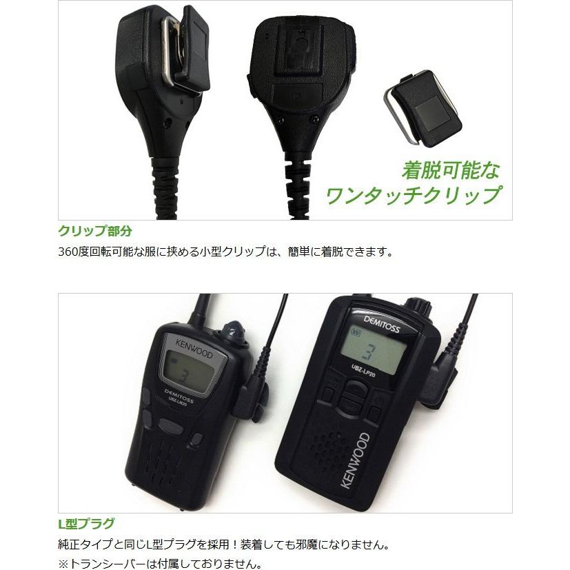 FIELD GEAR ケンウッド用 スピーカーマイク 2ピン デミトス用