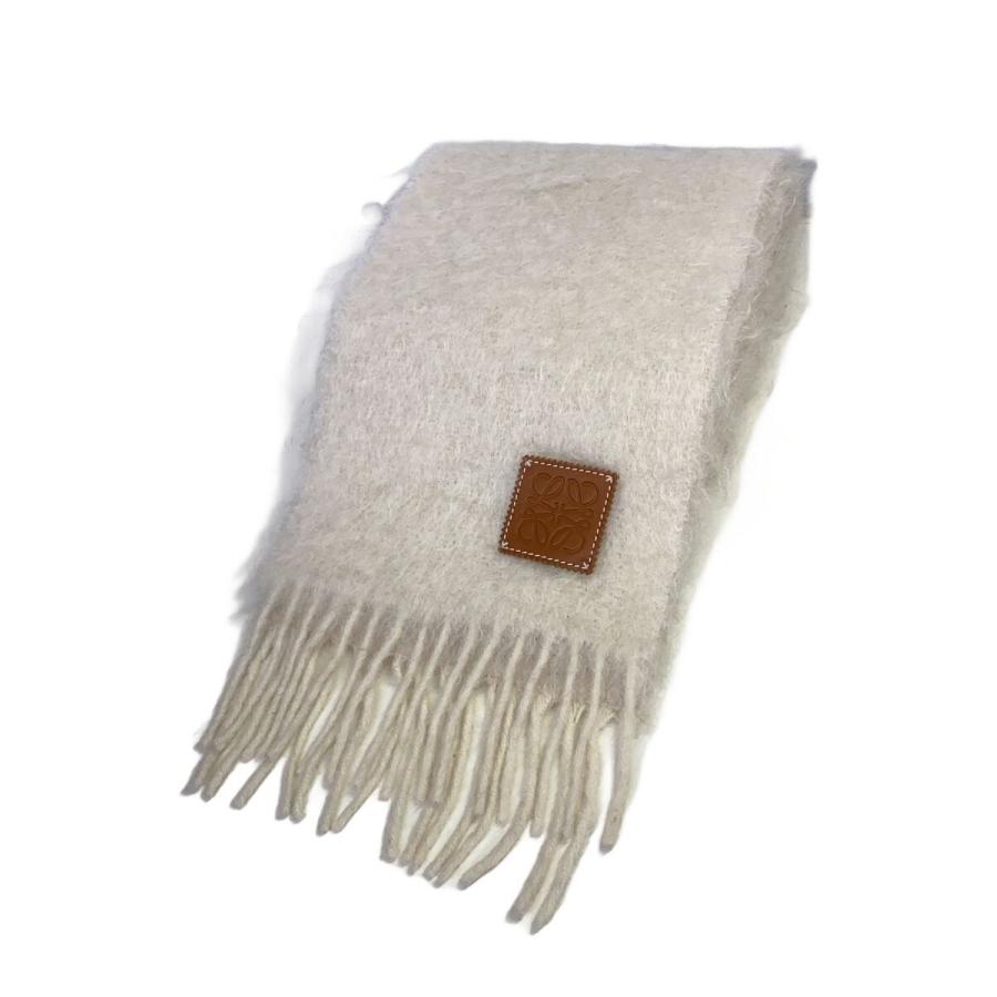 LOEWE◇マフラー/モヘア/WHT/レディース/A-28003861 : セカンド